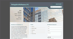 Desktop Screenshot of jdeangelislaw.com